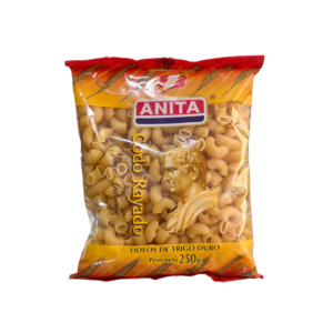 Pasta tipo codo ideal para sopas, ensaladas y platos caseros.