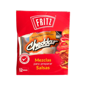 Salsa Fritz cheddar cremosa ideal para papas y snacks