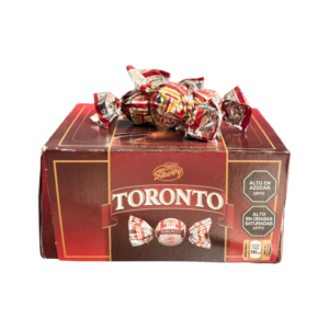 Chocolate Toronto con avellanas cubiertas de chocolate