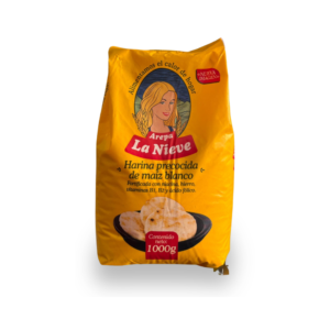 Harina La Nieve 1 kg harina de maíz precocida para arepas